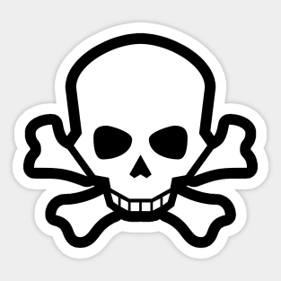 Skull and Crossbones Sticker